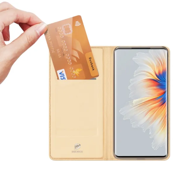 DUX Peňaženkový kryt Xiaomi Mix 4 zlatý