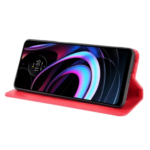 BUSINESS Peňaženkový kryt Motorola Edge 2021 červený
