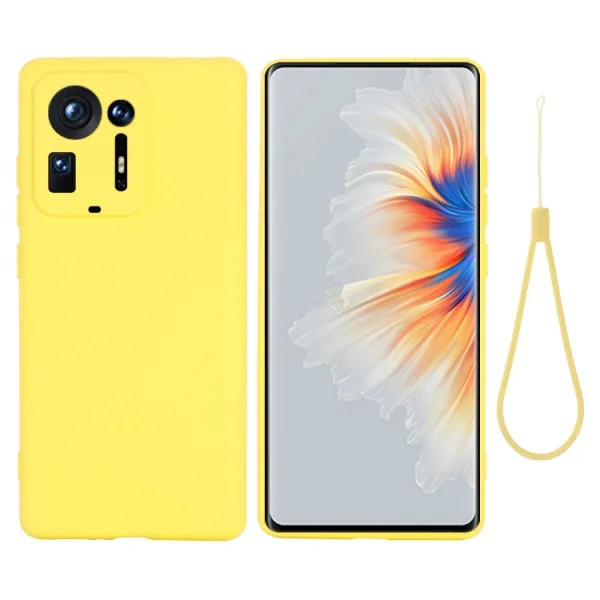 RUBBER Gumený kryt Xiaomi Mix 4 žltý