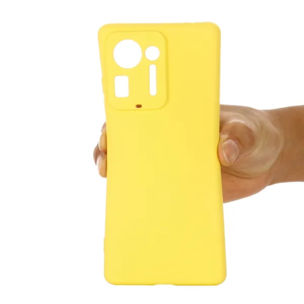 RUBBER Gumený kryt Xiaomi Mix 4 žltý