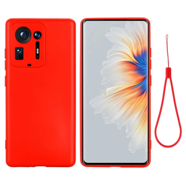 RUBBER Gumený kryt Xiaomi Mix 4 červený