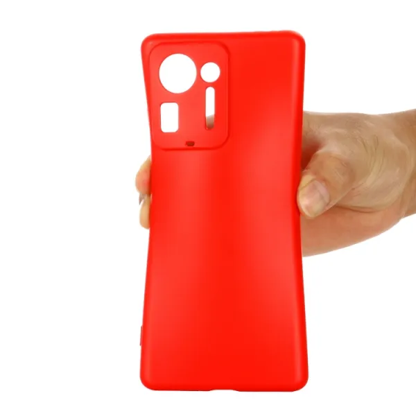 RUBBER Gumený kryt Xiaomi Mix 4 červený