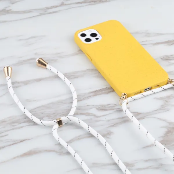 ROPE Kryt so šnúrkou Apple iPhone 13 Pro Max žltý
