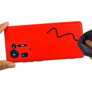 RUBBER Gumený kryt Xiaomi Mix 4 červený