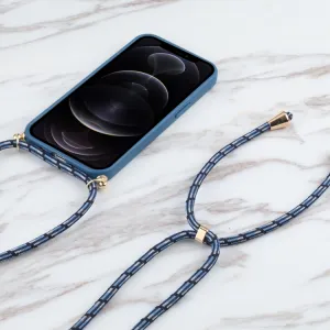 ROPE Kryt so šnúrkou Apple iPhone 13 Pro Max modrý