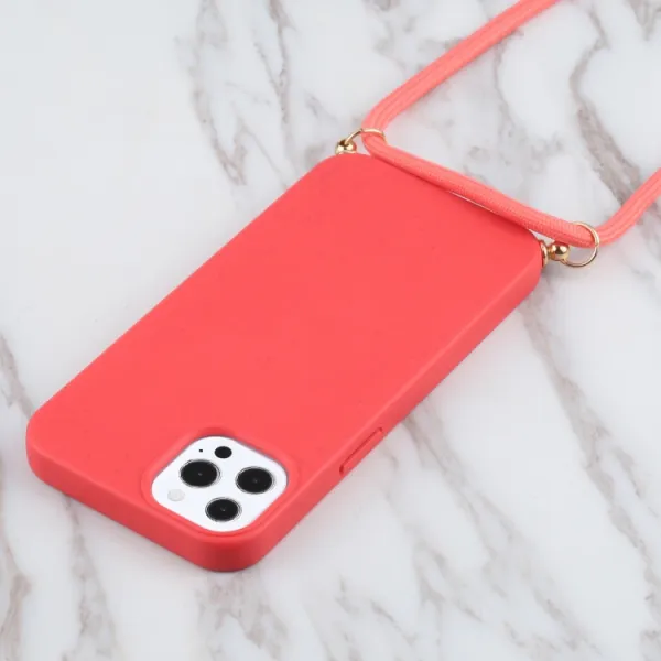 ROPE Kryt so šnúrkou Apple iPhone 13 Pro Max červený