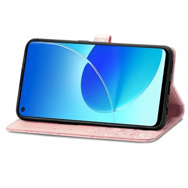 ART Peňaženkový kryt Oppo Reno6 Z ORNAMENT ružový