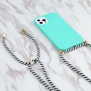ROPE Kryt so šnúrkou Apple iPhone 13 Pro svetlozelený