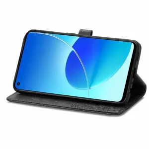 ART Peňaženkový kryt Oppo Reno6 Z ORNAMENT čierny