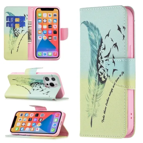 ART Peňaženkový kryt Apple iPhone 13 FEATHER
