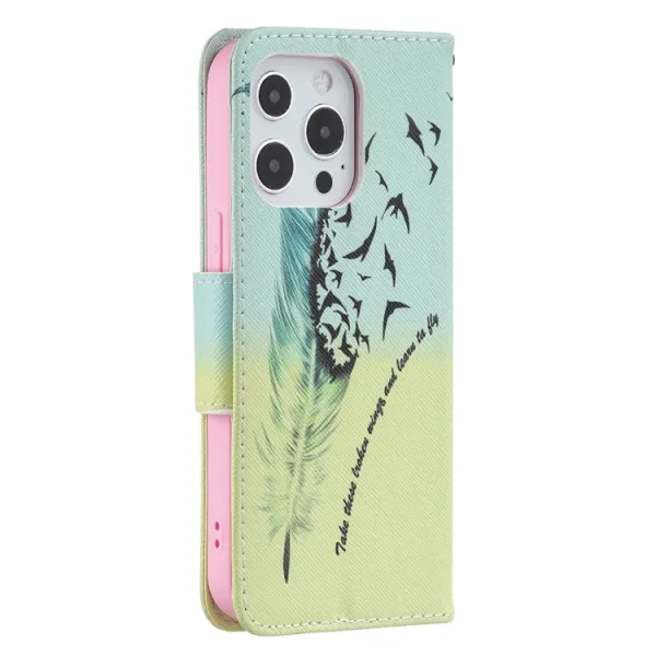 ART Peňaženkový kryt Apple iPhone 13 FEATHER