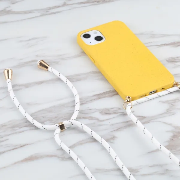ROPE Kryt so šnúrkou Apple iPhone 13 žltý