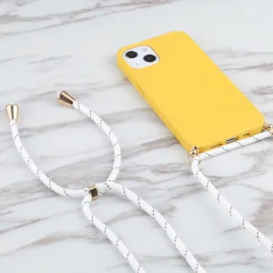 ROPE Kryt so šnúrkou Apple iPhone 13 žltý