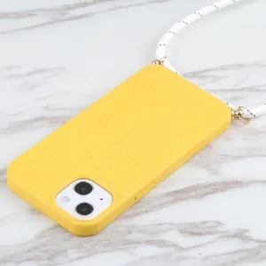 ROPE Kryt so šnúrkou Apple iPhone 13 žltý