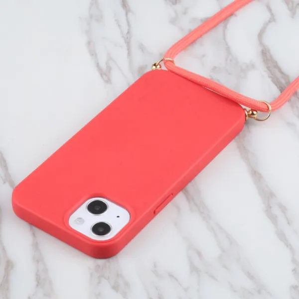 ROPE Kryt so šnúrkou Apple iPhone 13 mini červený