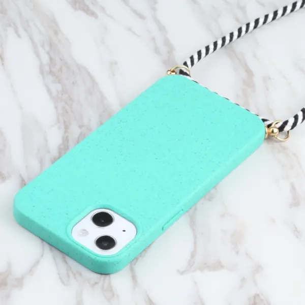 ROPE Kryt so šnúrkou Apple iPhone 13 mini svetlozelený