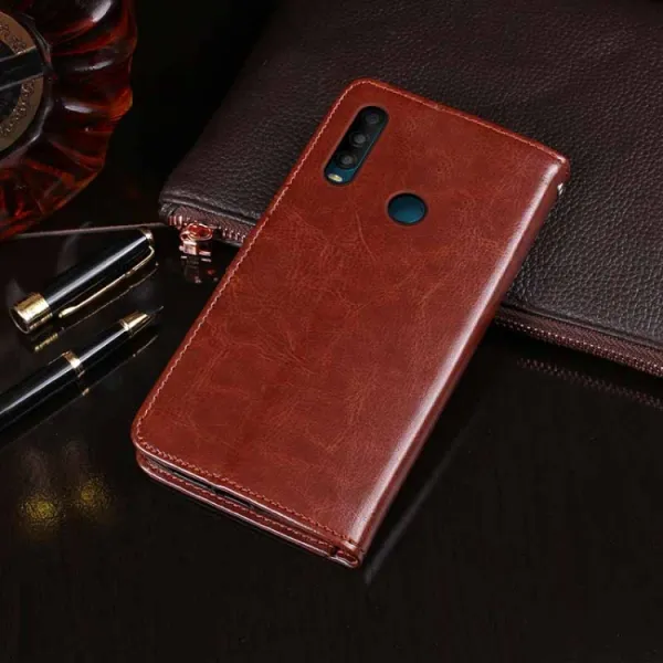 IDEWEI Peňaženkový kryt Alcatel 1SE (2020) červený
