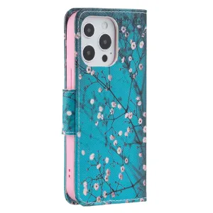 ART Peňaženkový kryt Apple iPhone 13 PLUM BLOSSOM