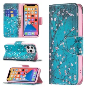 ART Peňaženkový kryt Apple iPhone 13 PLUM BLOSSOM