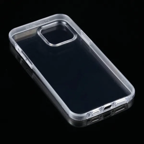 Ochranný obojstranný obal Apple iPhone 13 priehľadný