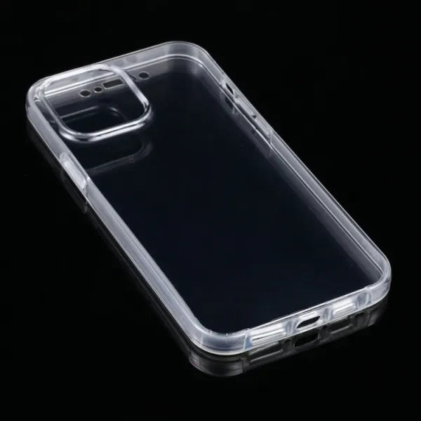 Ochranný obojstranný obal Apple iPhone 13 priehľadný