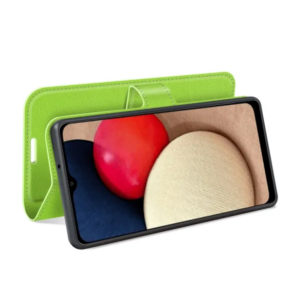 LITCHI Ochranný kryt Samsung Galaxy A03s zelený