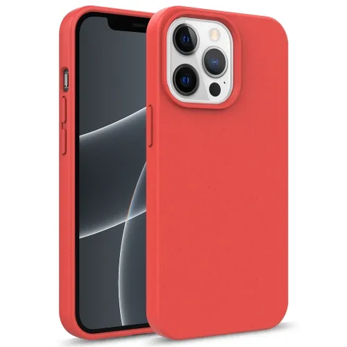 ECO RUBBER Ochranný obal Apple iPhone 13 Pro Max červený