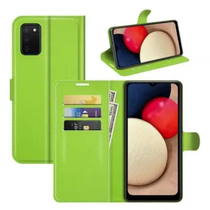 LITCHI Ochranný kryt Samsung Galaxy A03s zelený