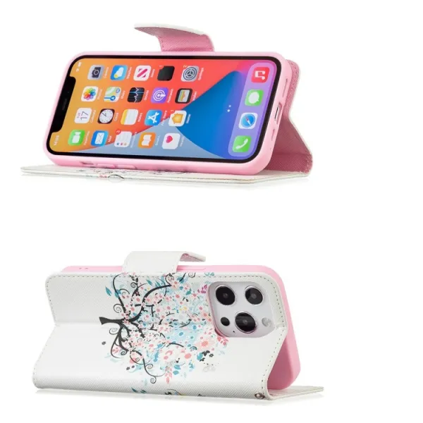 ART Peňaženkový kryt Apple iPhone 13 Pro LITTLE TREE