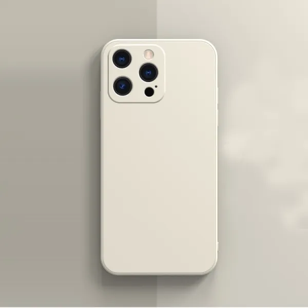 RUBBER Ochranný kryt Apple iPhone 13 Pro Max béžový