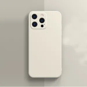RUBBER Ochranný kryt Apple iPhone 13 Pro Max béžový