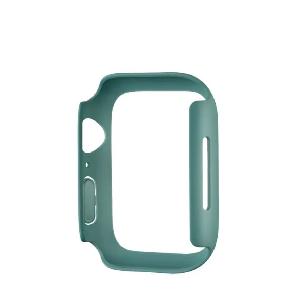 ENKAY Plastový kryt s tvrdeným sklom pre Apple Watch 9 / 8 / 7 (45mm) biely