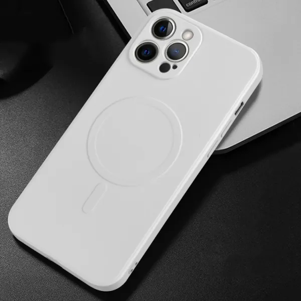 RUBBER MAGSAFE Obal Apple iPhone 13 Pro béžový