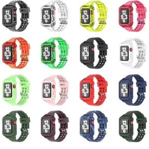 GLACIER Ochranné puzdro s remienkom Apple Watch6 / SE / 5 / 4 40mm modré