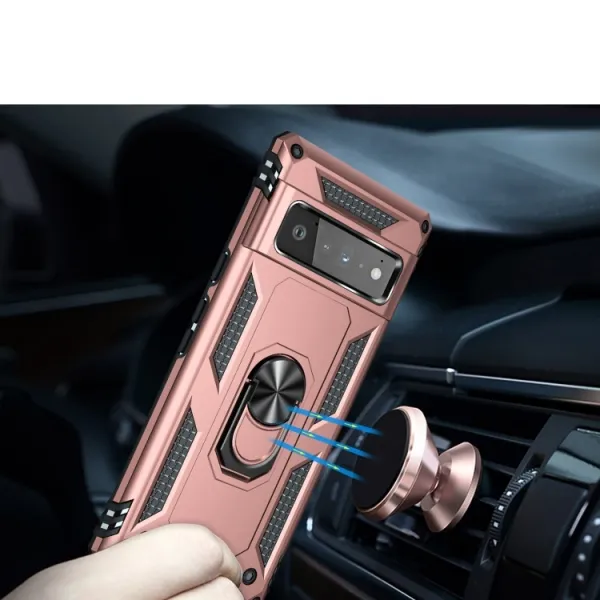 RING Ochranný obal Google Pixel 6 Pro ružový