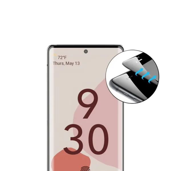 3D Tvrdené sklo Google Pixel 6 čierne