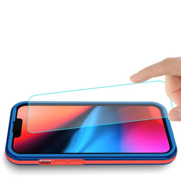 DUAL COLOUR Odolný kryt Apple iPhone 13 Pro Max modrý