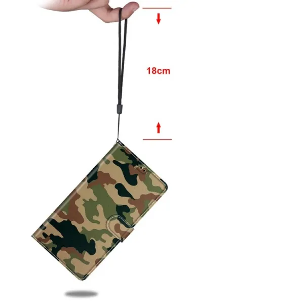 ART Peňaženkový kryt Apple iPhone XR CAMOUFLAGE