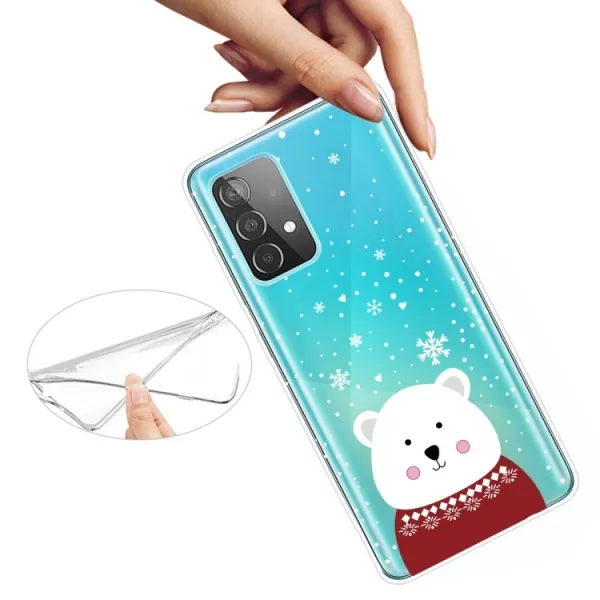 ART CHRISTMAS Silikónový kryt Samsung Galaxy A32 5G / M32 5G BEAR