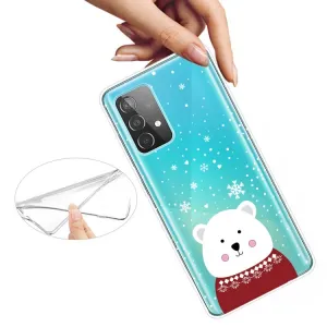 ART CHRISTMAS Silikónový kryt Samsung Galaxy A32 5G / M32 5G BEAR