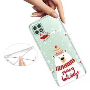 ART CHRISTMAS Silikónový kryt Samsung Galaxy A22 5G HOLIDAYS