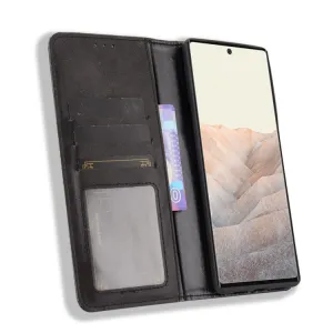 BUSINESS Peňaženkový kryt pre Google Pixel 6 Pro čierny