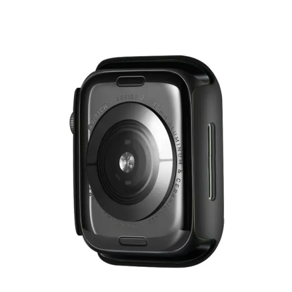 ENKAY Obal s tvrdeným sklom pre Apple Watch 9 / 8 / 7 (41mm) modrý