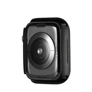 ENKAY Obal s tvrdeným sklom pre Apple Watch 9 / 8 / 7 (41mm) modrý