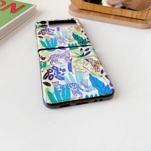 JUNGLE Ochranný kryt Samsung Galaxy Z Flip 3 5G PARROT