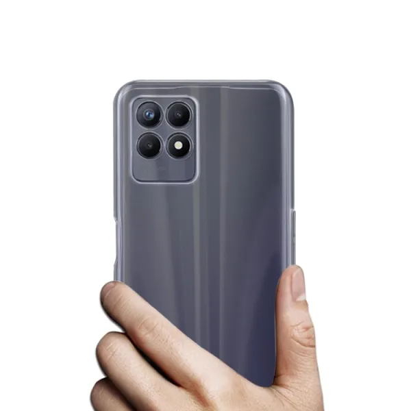 Silikónový kryt Realme 8i priehľadný