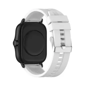 SILICONE Remienok Xiaomi Amazfit GTS 2 / GTS 2e / GTS 2 Mini 20mm biely