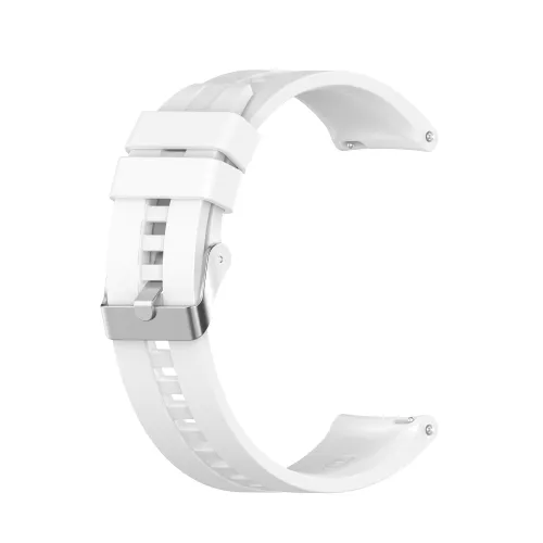 SILICONE Remienok Xiaomi Amazfit GTS 2 / GTS 2e / GTS 2 Mini 20mm biely
