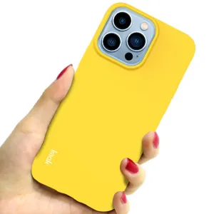 IMAK RUBBER Gumený kryt Apple iPhone 13 Pro Max žltý