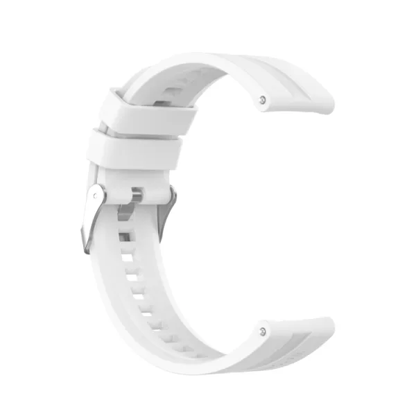 SILICONE Remienok Xiaomi Amazfit GTS 2 / GTS 2e / GTS 2 Mini 20mm biely